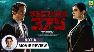 Section 375  Not A Movie Review  Richa Chadha  Akshaye Khanna  Film Companion [upl. by Hort484]