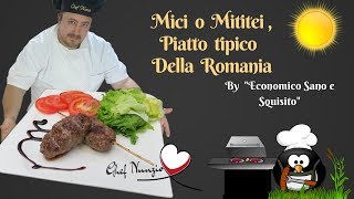 Mici o Mititei Ricetta tipica della Romania quotEconomico Sano e squisitoquot Sub Multilanguage [upl. by Ecniv]