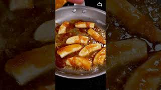 ASMR FOOD 🍴 Le combo pain perdu et banane flambée 🤤 [upl. by Va]