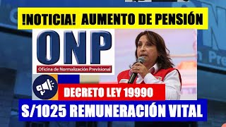 S1025 DE REAJUSTE DE PENSIONES ONP CONGRESO APOYA PARA APLICACIÓN DE SENTENCIA COMUNICADO ONP [upl. by Rahman]