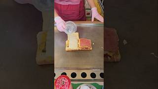 모짜렐라 햄치즈 토스트  mozzarella ham cheese toast shorts  korean street food [upl. by Atalie]