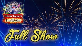 Alton Towers Fireworks Display With Drone Show [upl. by Alecia]