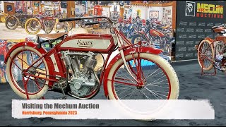 Motorcycles And Cars At Mecum Auction Harrisburg 2023 [upl. by Accisej342]