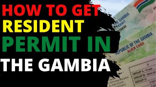 How to get a permanent residency in the GAMBIA [upl. by Meenen]