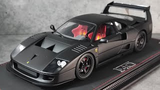 118 BBR Ferrari F40 LM by Michelotto Matt Black [upl. by Nosyt315]