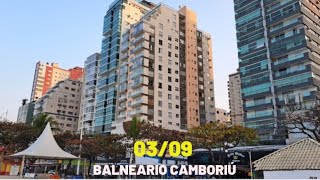 🔴 BALNEÁRIO CAMBORIÚ AO VIVO CAMINHANDO PELA RUA DA CIDADE [upl. by Ocirne]