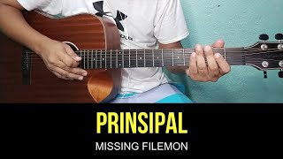 Prinsipal  Missing Filemon  Guitar Tutorial  Guitar Chords [upl. by Ciaphus]