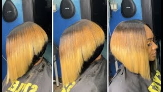 Inverted Bob Cutting amp Styling Techniques  Easy Graduated Bob Haircut With Layers amp Graduation [upl. by Puglia]