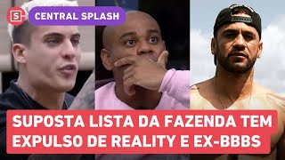 🚨 VAZA SUPOSTA LISTA DA FAZENDA COM EXPULSOS veja nomes [upl. by Dressel]