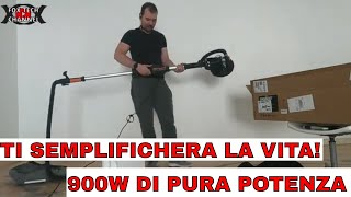 LEVIGATRICE ROTANTE ECONOMICA PER MURO  900W DI PURA POTENZA [upl. by Eilime]