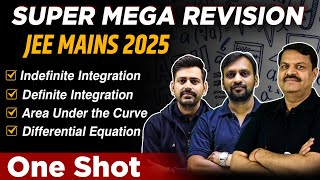 Complete JEE Maths Integral Calculus in One Shot  JEE MAINS 2025 All Concepts PYQs amp Tricks [upl. by Kellda]