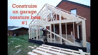 comment construire une Ossature bois 1 [upl. by Buroker]