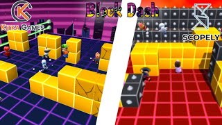 KITKA GAMES Vs SCOPELY Block Dash Stumble guys KITKA Games [upl. by Dickerson]