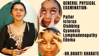 General Physical Examination DrBhakti Kharate medicine mbbs [upl. by Nannoc]