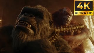 Kong Vs Scar King  4K HDR Godzilla X Kong The New Empire [upl. by Aden482]