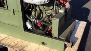 22KW DIESEL HATZ BUNDESWEHR STROM GENERATOR NOTSTROM STROMAGGREGAT SILENT 230V SN 2188 [upl. by Mortie885]