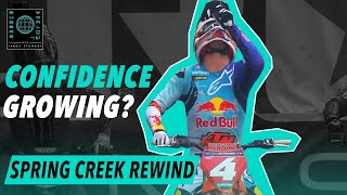 “HE IS UNBEATABLE WHEN RIDING LIKE THAT” SPRING CREEK MX REWIND  Bubba’s World w James Stewart [upl. by Meehan]