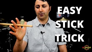 How to spin a drum stick  Easy stick trick for drummers [upl. by Chiang]