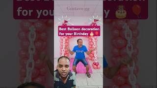 balloon decoration ideas at home 🎈 birthday decoration ideas at home gustavogg shorts balloon [upl. by Eelytsirk]