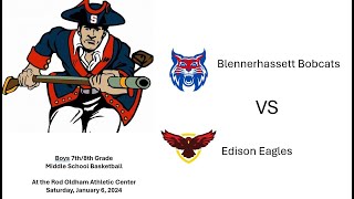 Edison vs Blennerhassett 78th Boys Basketball [upl. by Higgs]