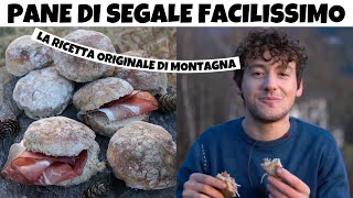 LA RICETTA DEL PANE DI SEGALE PIÙ BUONO PROFUMA DI MONTAGNA ED È FACILISSIMO  Davide Zambelli [upl. by Akirdnas704]