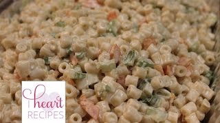 Creamy Macaroni Salad  I Heart Recipes [upl. by Ecinna]