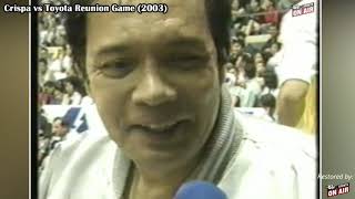 Danny Floro Tribute  Sonny Jaworski Chito Loyzaga Dante Silverio Interview  Crispa  Toyota 2003 [upl. by Aleta]