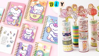 🌷Cute Stationery  How to make stationery at home I DIY stationery  School hacks [upl. by Iffar]