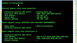 HOW TO RESET YOUR NETWORK WITH IPCONFIG SETTING A NEW DHCP [upl. by Pucida]