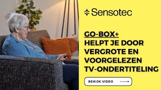 De Gobox zorgt voor vergrote en voorgelezen TVondertiteling voor slechtzienden en blinden  VL [upl. by Nerrawed52]