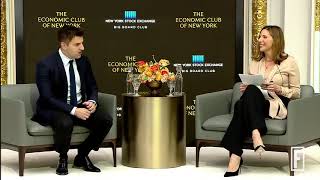 Interview With Brian Chesky AirBnB Founder at Economic Club of New York [upl. by Je629]