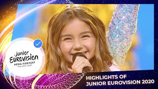 Highlights of the Junior Eurovision Song Contest 2020 [upl. by Romie]