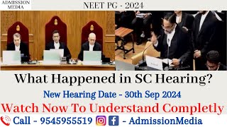 Neet PG 2024 Supreme Court Hearing Updates  Neet PG 2024 Counselling On Hold Again neetpg2024 [upl. by Amo]