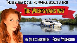 THE WHERRYMANS WAY  Norfolk Broads Walk  Long distance walks UK [upl. by Zsa Zsa]