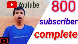 800 subscriber complete 💯🥰🥳 [upl. by Dnana]