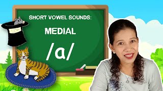 Short Vowel Sounds  Medial a  Kindergarten Reading  Phonics  Learning with Teacher Ira [upl. by Cruickshank]