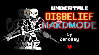 DISBELIEF HARDMODE Disbelief Papyrus Hardmode Undertale [upl. by Einaffets]