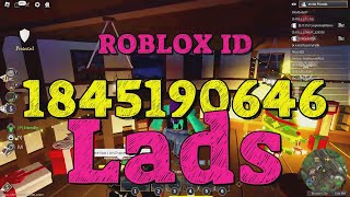 LADS Roblox Song Codes [upl. by Atiuqam]