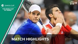 Davis Cup 2013 Final Highlights  Serbia vs Czech Republic  ITF [upl. by Connolly]