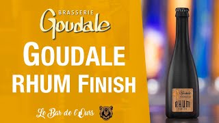 Goudale Rhum Finish  bière Dégustation [upl. by Gnal622]