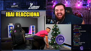 IBAI REACCIONA AL ÁRBOL DE DjMaRiiO🎄😂 [upl. by Anairad]