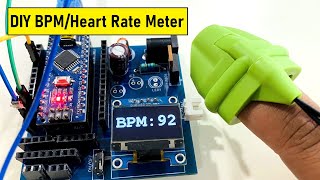 DIY PulseHeart RateBPM Meter using Easy Pulse Sensor amp Arduino  Best Pulse Sensor [upl. by Odlanir]