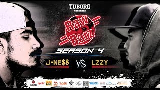 Jenesh Vs Lzzy Official Video  Tuborg Present’s RawBarz Rap Battle S4E2 [upl. by Anneuq297]