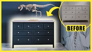 SIMPLE DIY IKEA HEMNES DRESSER MAKEOVER  IKEA Hack 2021 [upl. by Mirak43]