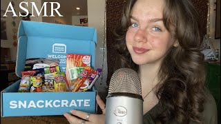 ASMR Eating a Box filled with RANDOM SNACKS [upl. by Mackenzie864]