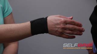 How to tape a sprained thumb using SelfGrip®  demonstrated by Dr Overland [upl. by Dale]