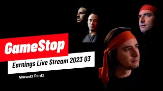 GAMESTOP  GME  EARNINGS Q3 2023  LIVE STREAM  w Marantz Rantz [upl. by Hally]