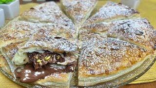 PASTA SFOGLIA RICETTA IRRESISTIBILE FACILE E VELOCE puff pastry fast and easy recipe [upl. by Idnyc]