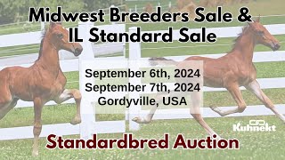 Standardbred Auction  2024 Midwest Breeders Sale amp IL Standard Sale [upl. by Aissenav]