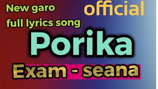 Porika exam sea full lyrics song [upl. by Erdnassac]